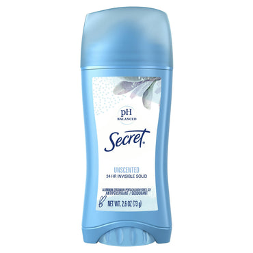 Secret Sheer Dry Solid Unscented Antiperspirant And Deodorant, 2.6 Oz