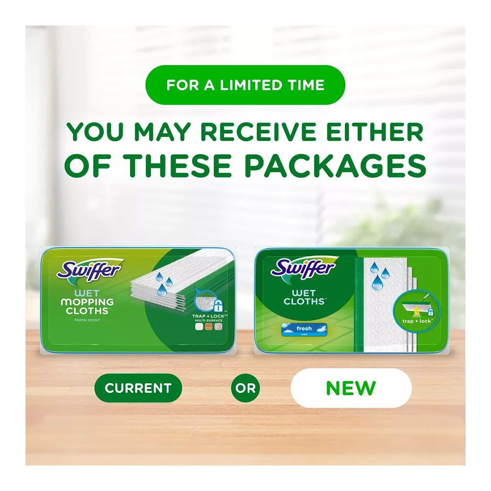 Swiffer Wet Disposable Cloths, 24 Ea