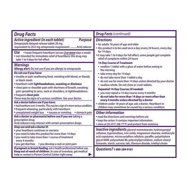 Prilosec Otc Acid 20Mg Reducer Tablets - 42 Ea