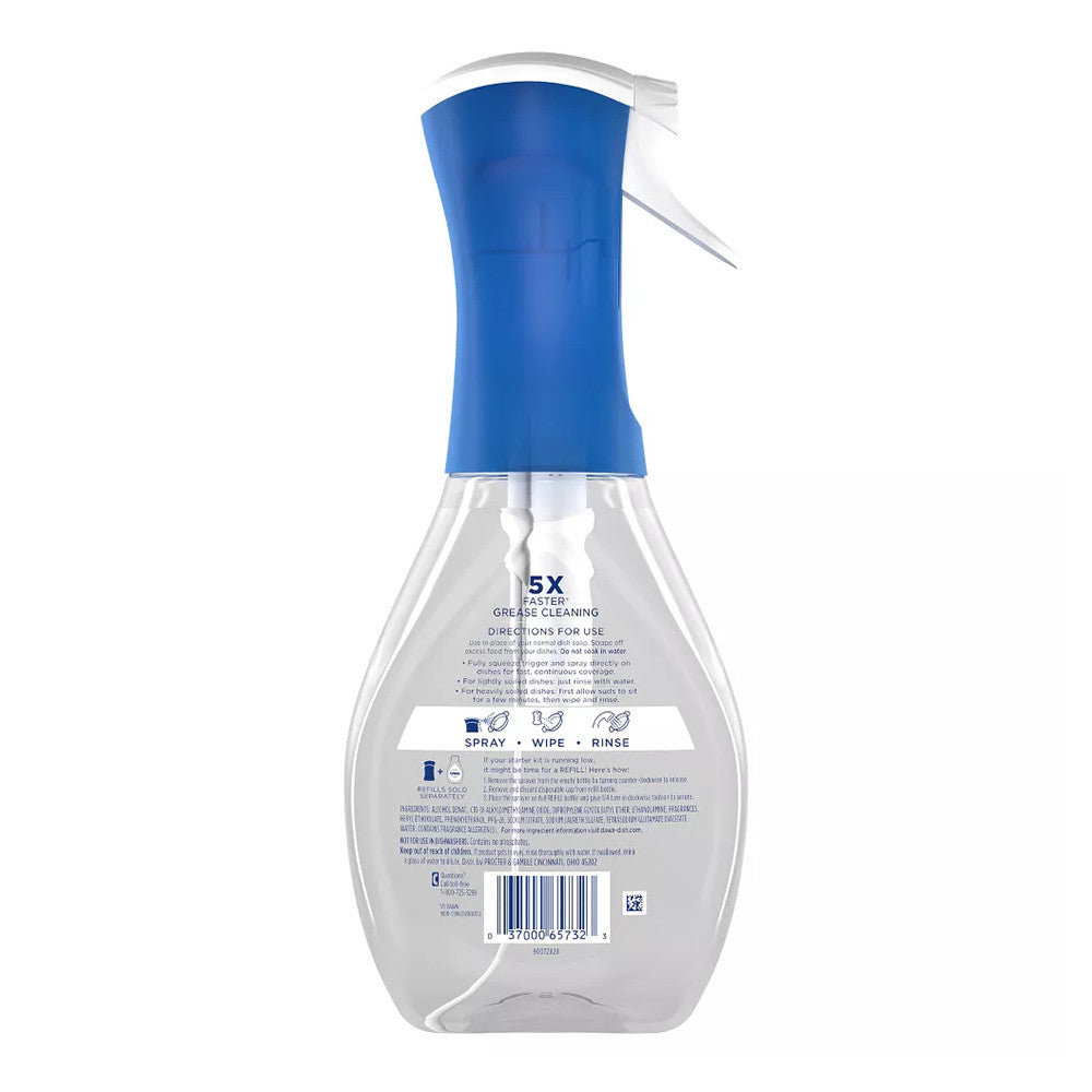 Dawn Free and Clear Powerwash Dish Spray, Dish Soap, Pear Scent, 16 Oz