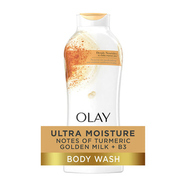 Olay Ultra Moisture Body Wash with Notes of Turmeric Golden Milk, 22 Oz