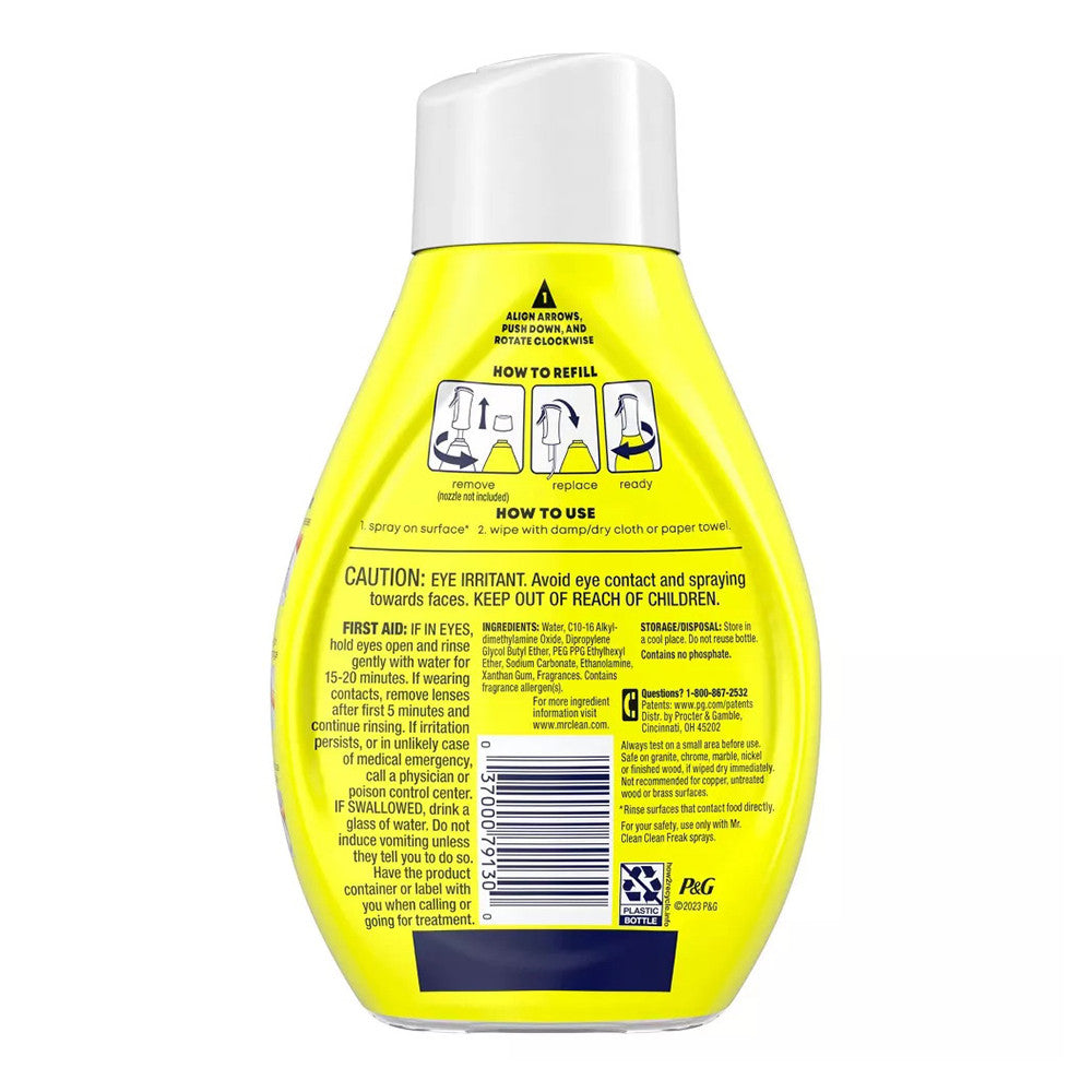 Mr Clean Freak Deep Cleaning Mist Multi Purpose Spray, Lemon, 16 Oz