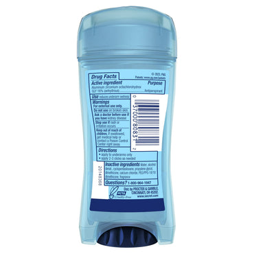 Secret Outlast Antiperspirant And Deodorant Clear Gel, Unscented, 2.6 Oz