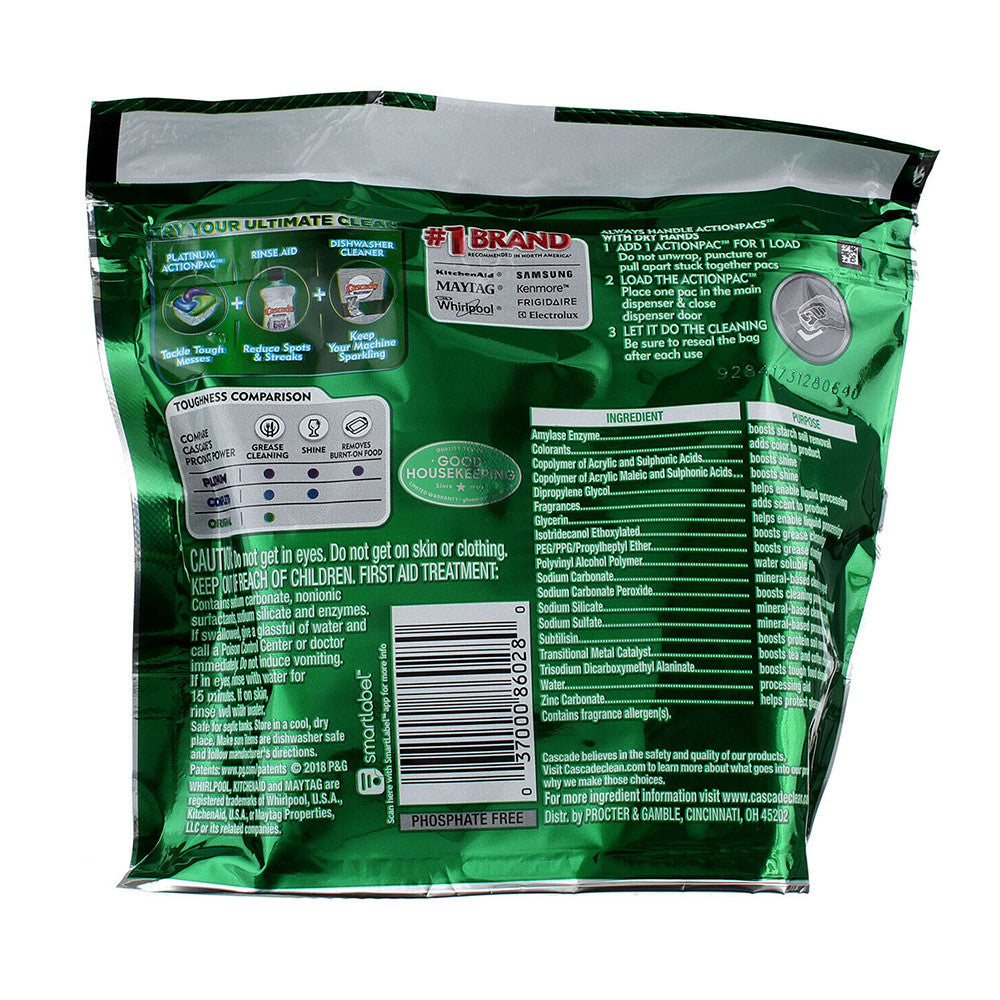 Cascade Complete Dishwashing Cleaner, 13 Ea