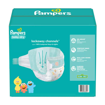 Pampers Baby Dry Diapers Size 6, 64 Ea