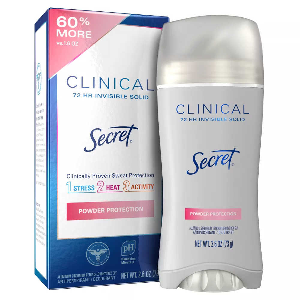 Secret Clinical Strength Antiperspirant And Deodorant, 2.6 Oz
