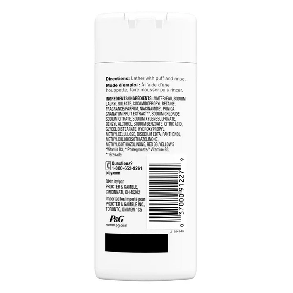 Olay Fresh Outlast Body Wash Strawberry and Mint, 3 Oz