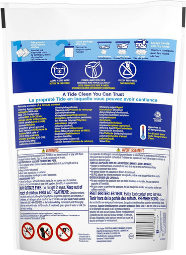 Tide Laundry Detergent Pods, Free And Gentle, 35 Ea, Pack Of 4