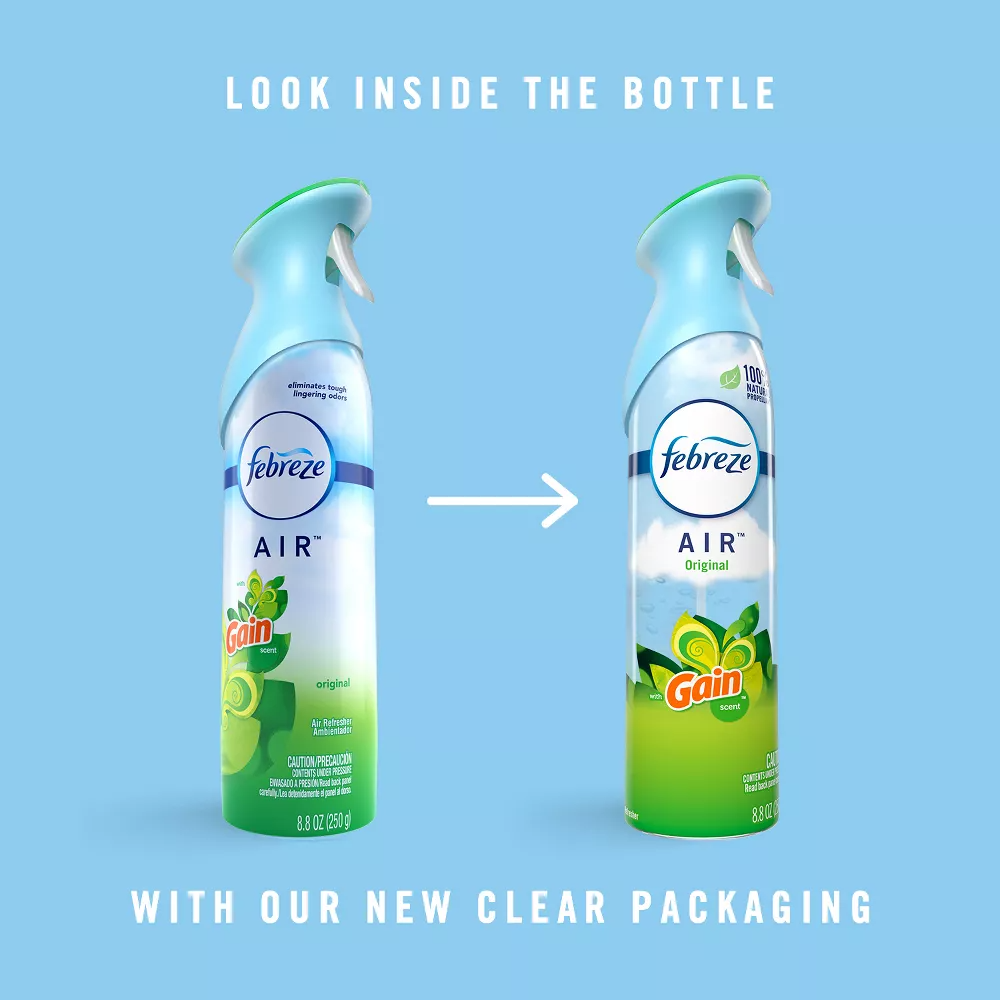 Febreze Air Effects Air Freshener, Original Fresh Scent with Gain, 8.8 Oz