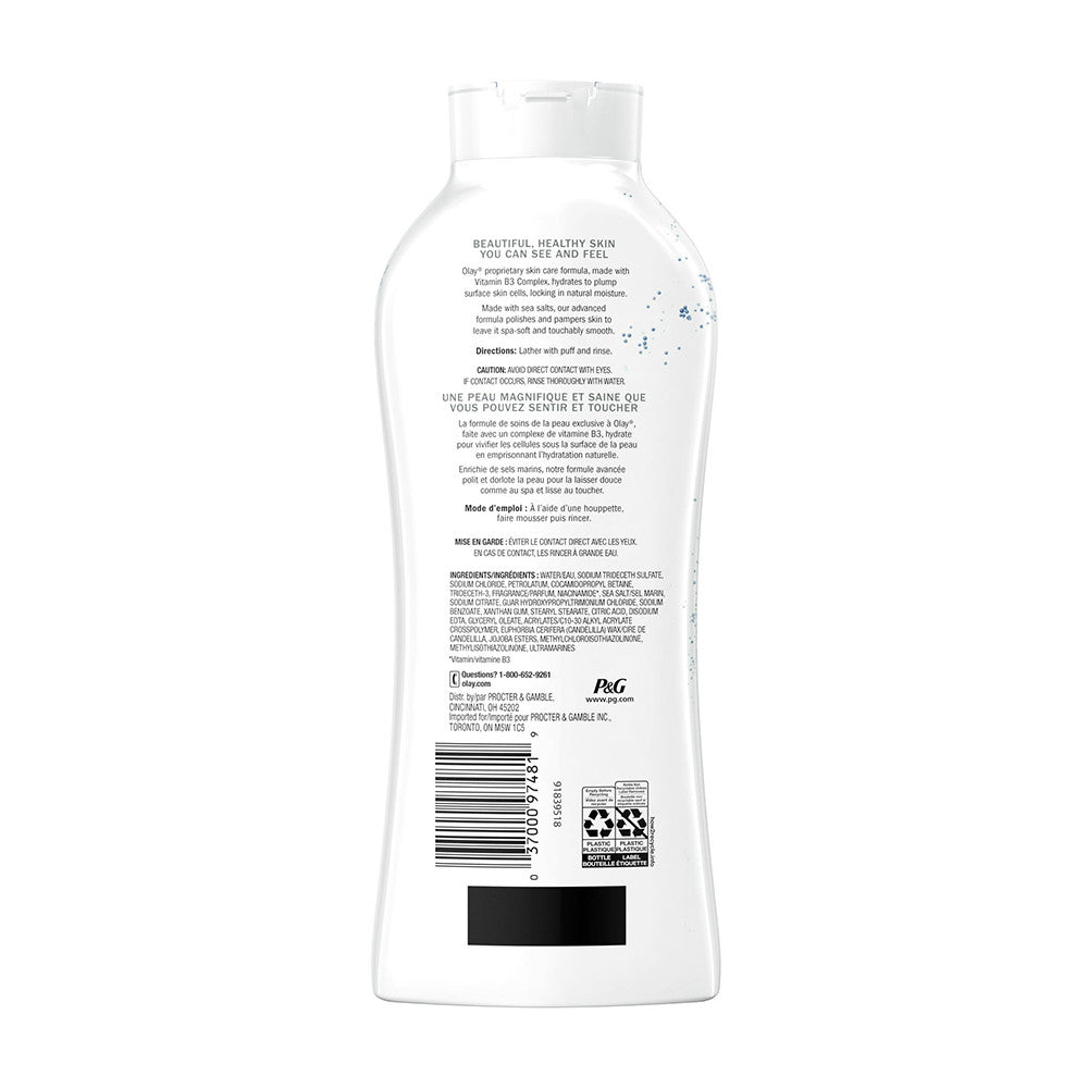 Olay Exfoliating Body Wash with Sea Salts, 22 Oz