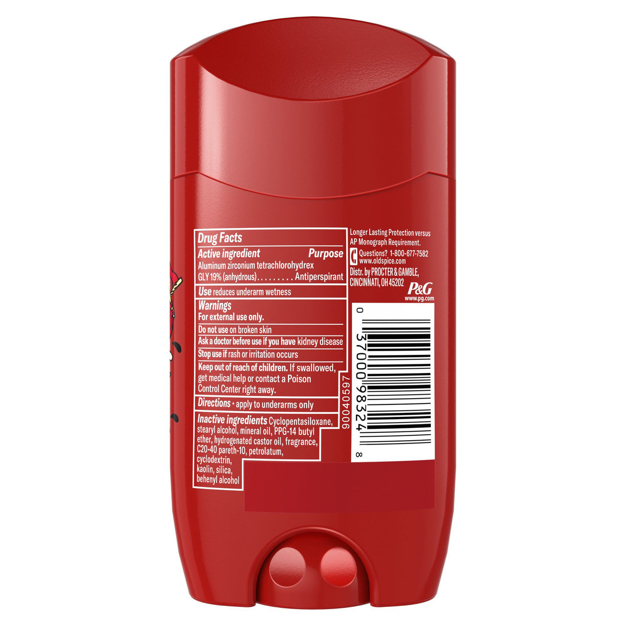 Old Spice Wild Collection Antiperspirant And Deodorant, Krakengard, 2.6 Oz