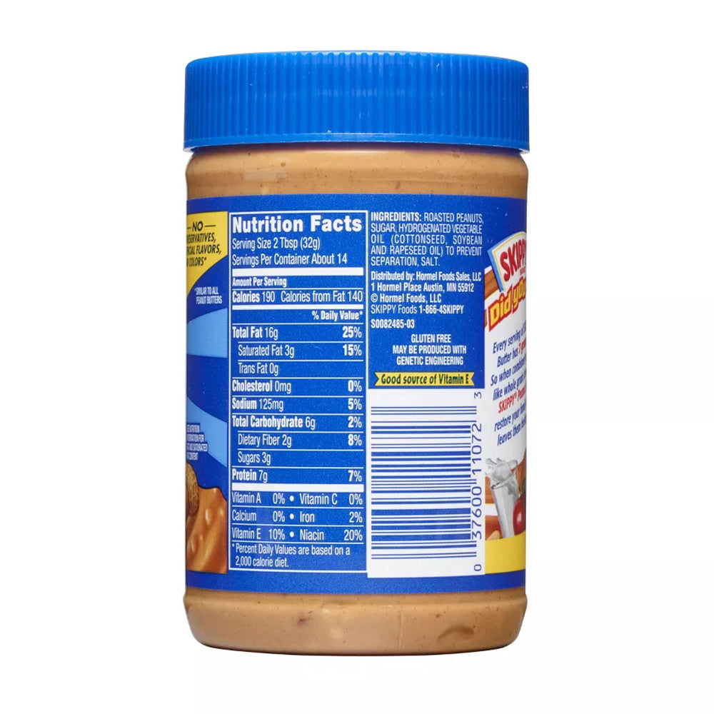 Skippy Super Chunk Peanut Butter, 16.3 Oz