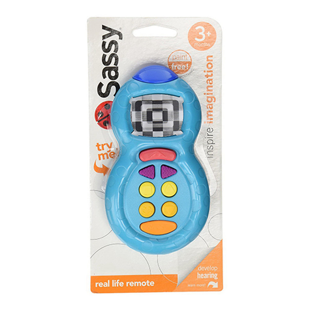 Sassy Real Life Remote Developmental Toy For 3+ Months Babies - 1 Ea