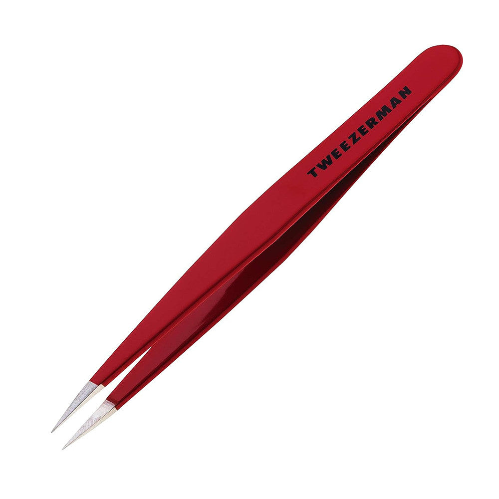 Tweezerman Stainless Steel Point Tweezer, Assorted Colors, 1 Ea