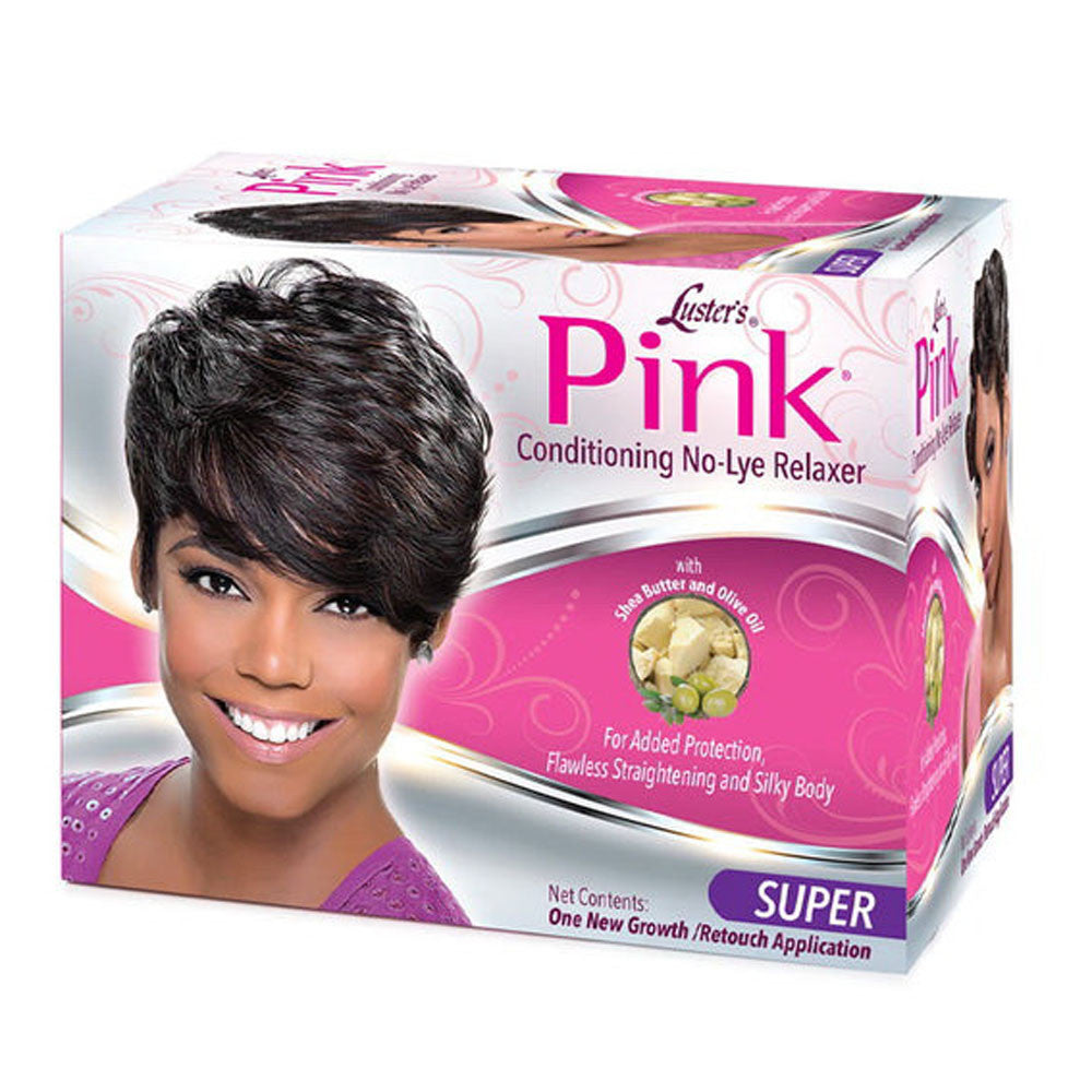 Lusters Pink Conditioning No Lye Hair Relaxer Kit, Super Strength, 1 Ea
