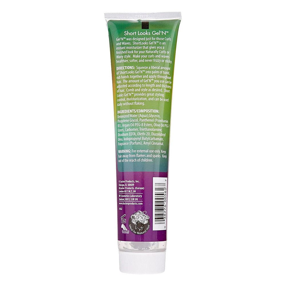 Lusters Pink Shortlooks Gel N For Curls, Waves, Coils And Kinks, 6 oz