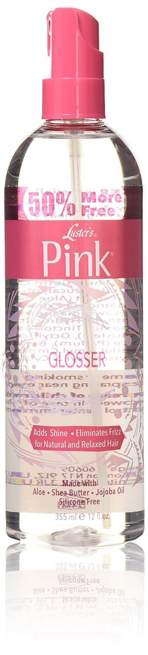 Luster Pink Glosser For Natural And Relaxed Hair, 12 Oz