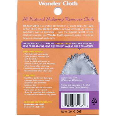 Wonder Cloth Make-Up Remover, 1 Ea