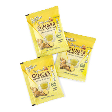 Prince of Peace Ginger Honey Crystals, Instant Hot or Cold Beverage, 10 Ea