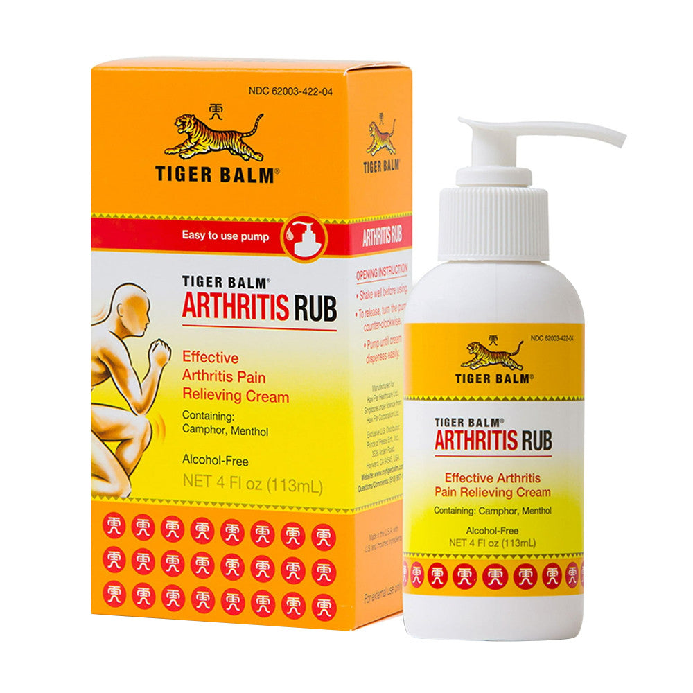Tiger Balm Arthritis Pain Rub Cream, 4 Oz