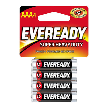 Eveready Super Heavy Duty 1212Sw Aaa 4 Batteries