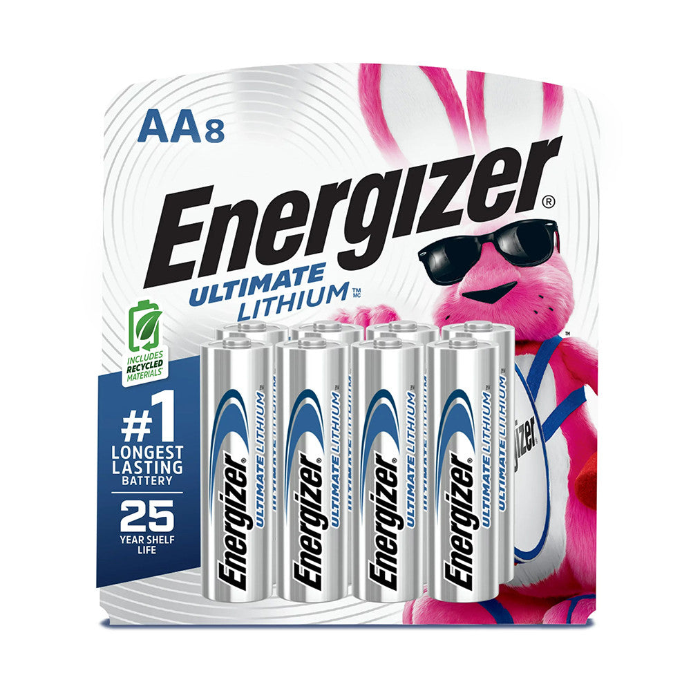 Energizer Ultimate Lithium AA Batteries, 8 Ea