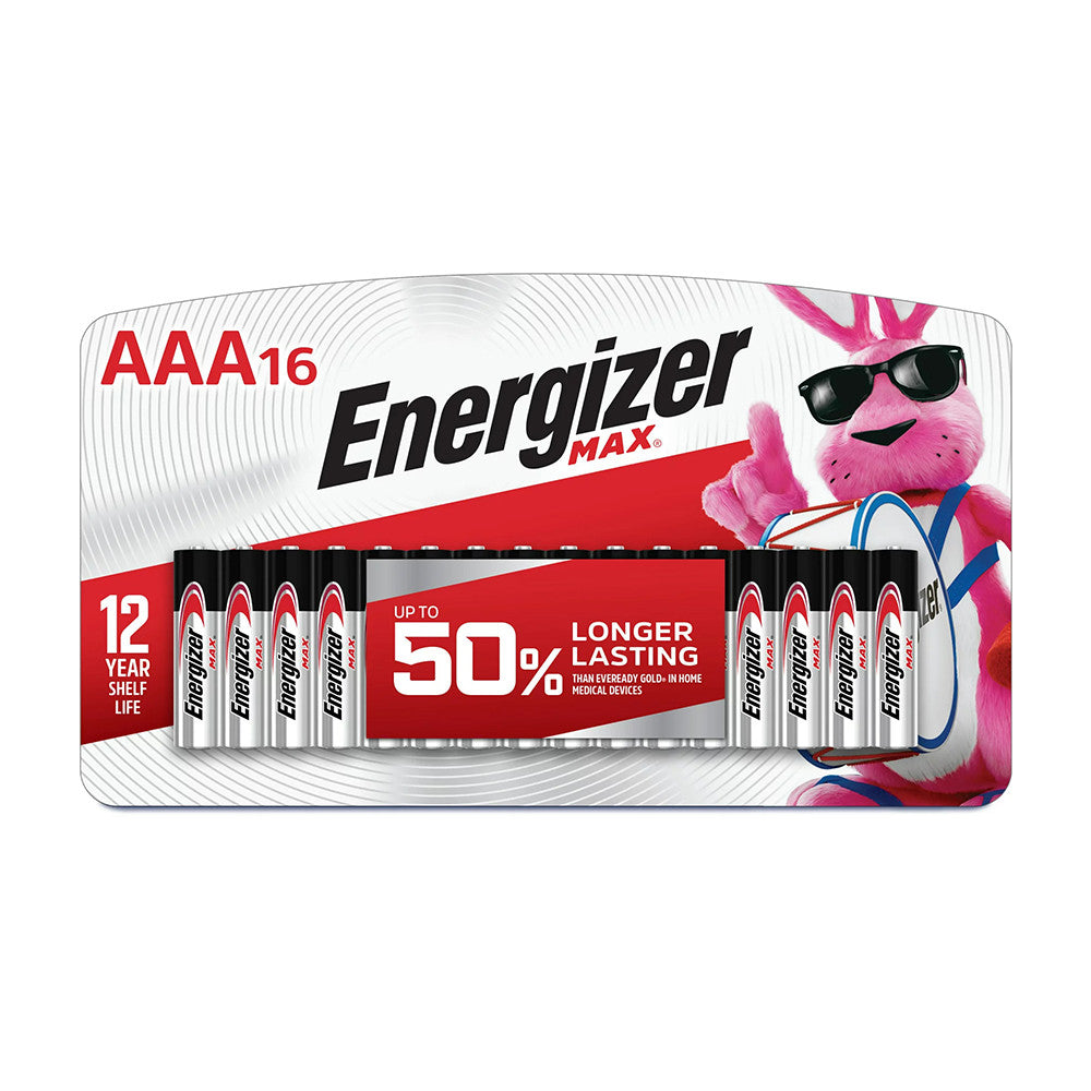 Energizer Max AAA Alkaline Batteries, 16 Ea