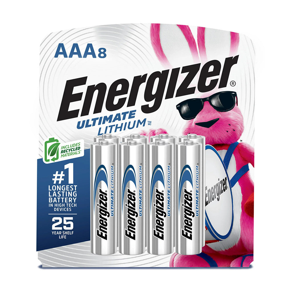 Energizer Ultimate Lithium AAA Batteries, 8 Ea