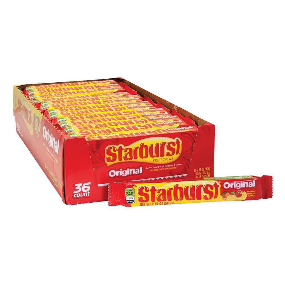 Starburst Original Fruit Chews Candy, 36 Ea, 10 Pack
