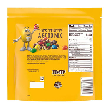 M And Ms Family Size Peanut Chocolate Candies, 18.08 Oz