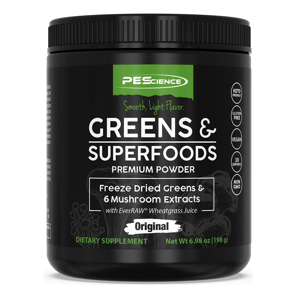 PEScience Smooth Light Flavor Greens and Superfoods Premium Powder Original 6.98Oz (198g)
