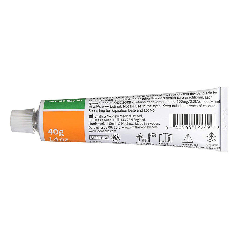 Iodosorb Cadexomer Iodine Gel for Wound, 1.4 Oz