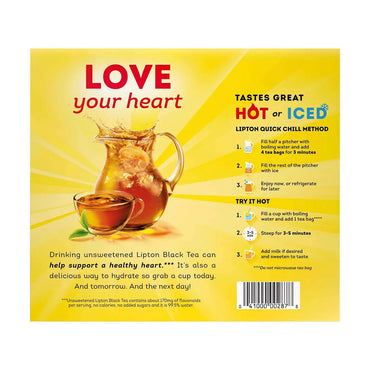 Lipton Black Tea Bags, 100 Ea
