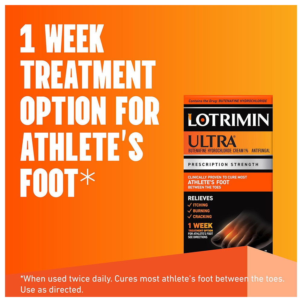 Lotrimin Ultra Antifungal Cream for Athletes Foot , 0.53 Oz