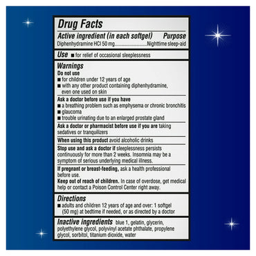 Unisom Sleepgels Maximmum Strength Nighttime Sleep Aid, Softgels, 32 Ea