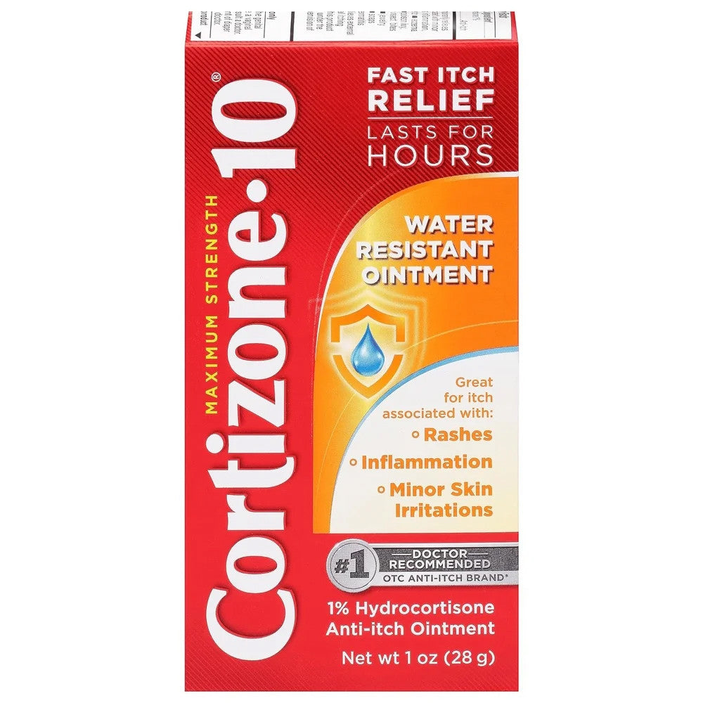 Cortizone 10 Maximum Strength Anti Itch Ointment, 1 Oz