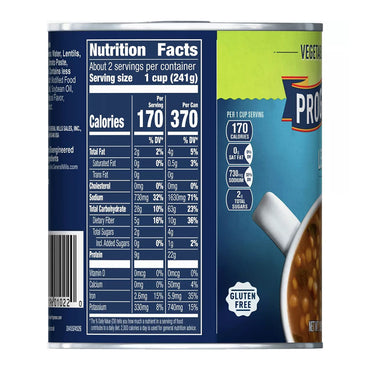 Progresso Vegetable Classics Lentil Canned Soup, 19 Oz