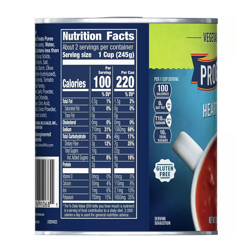 Progresso Vegetable Classics Hearty Tomato Soup, 19 Oz