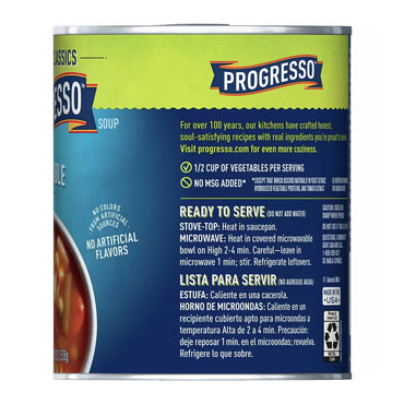 Progresso Vegetable Classics, Vegetable Soup, 19 Oz