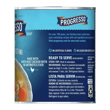 Progresso Traditional Hearty Chicken and Rotini Soup, 19 Oz