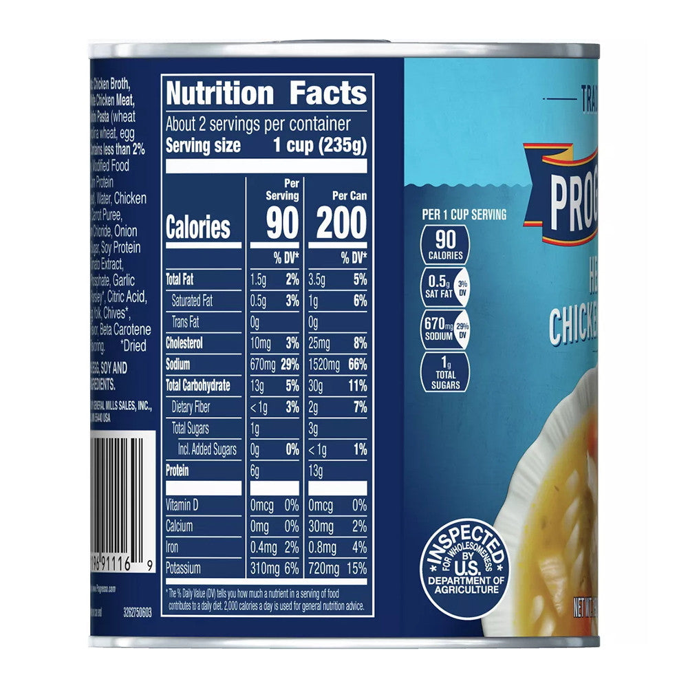 Progresso Traditional Hearty Chicken and Rotini Soup, 19 Oz
