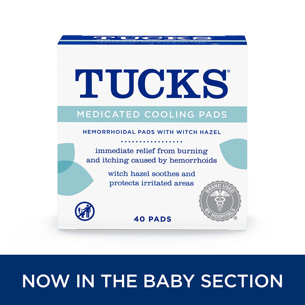 Tucks Medicated Cooling Pads For Hemorrhoid Relief, 40 Ea