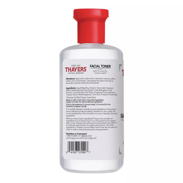 Thayers Witch Hazel Alcohol-Free Coconut Water Facial Toner with Aloe Vera Formula, 12 Oz