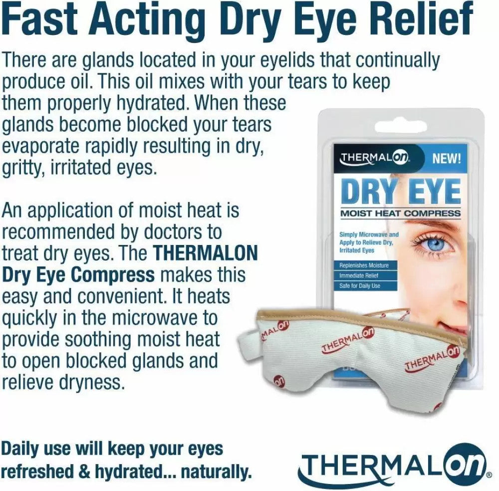 Thermalon Dry Eye Compress, 3.5 X 8 Inches - 1 Ea
