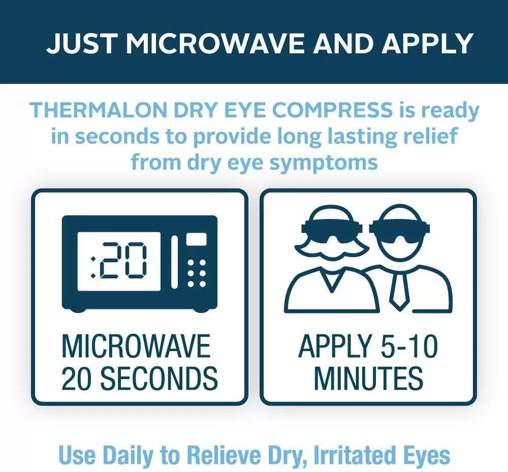 Thermalon Dry Eye Compress, 3.5 X 8 Inches - 1 Ea