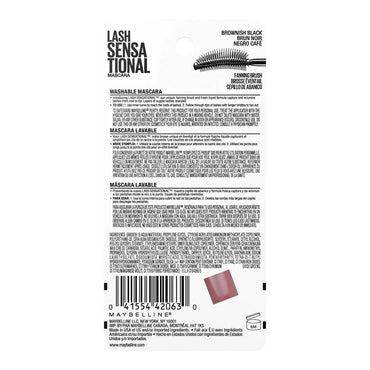 Maybelline New York Lash Sensational Mascara, Brownish Black, 1 Ea