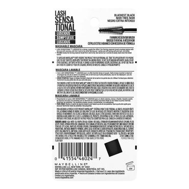 Maybelline Lash Sensational Luscious Mascara, Blackest Black, 0.32 Oz