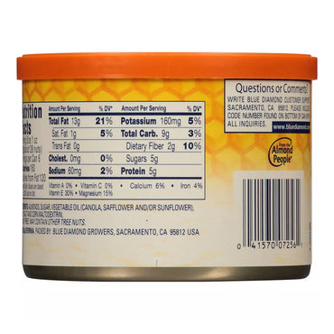 Blue Diamond Honey Roasted Almonds, 6 Oz