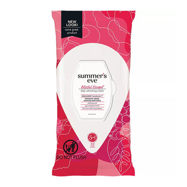 Summers Eve Cleansing Cloths Blissful Escape Feminine Cleansing Wipes, 32 Ea