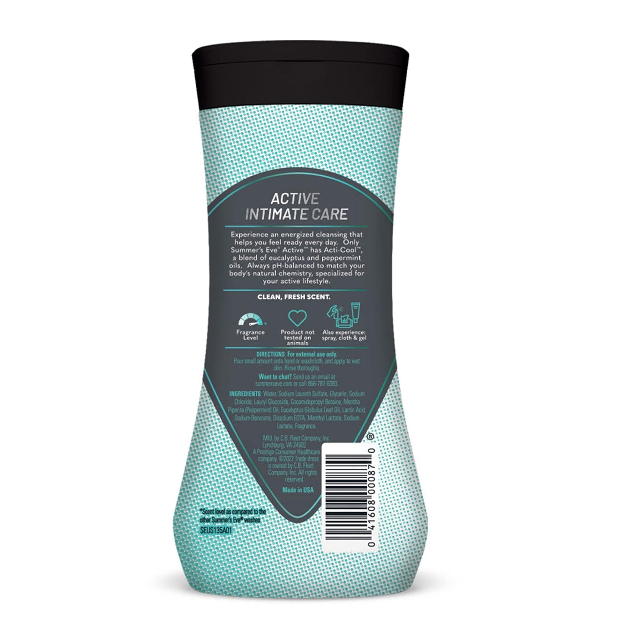 Summers Eve Active Daily Performance All Over Femine Body Wash, pH balanced, 1 Ea